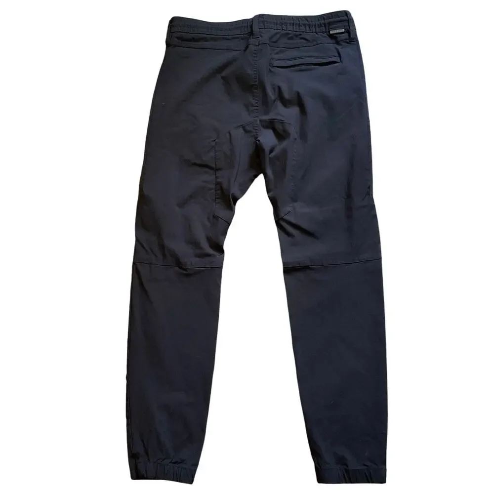 ProjeK Raw Men’s Navy Jogger Pants Medium Drawstring Stretch Casual Tapered